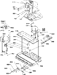 Machine Compartment Assembly Diagram and Parts List for BR22S6E-P1196706WE  Amana Refrigerator