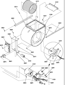 Part Location Diagram of D6723310 Whirlpool Blower wheel