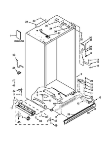 Part Location Diagram of W10555565 Whirlpool INSTALLATION INSTRUCTIONS