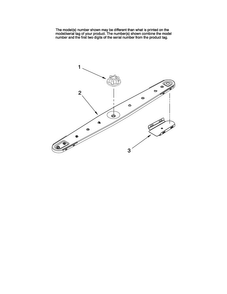 Lower Washarm Parts Diagram and Parts List for MDB8951BWB1  Maytag Dishwasher