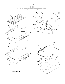 Shelves Diagram and Parts List for 25360509614  Kenmore Refrigerator