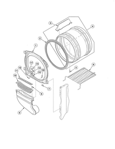 Part Location Diagram of 511637P Maytag Adhesive d