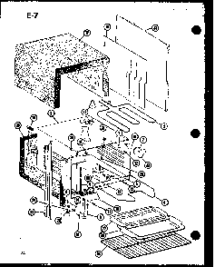 Section 4 Diagram and Parts List for RCC-6-P85318-2S  Amana Microwave