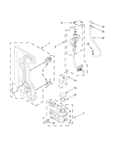 Part Location Diagram of W10736539 Whirlpool SWITCH