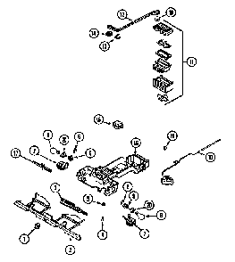 Controls (gt1922nxcw) Diagram and Parts List for GT1922NXC*  Maytag Refrigerator