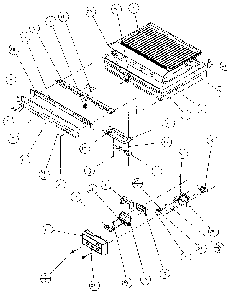 Comparment Separator/divider Block Diagram and Parts List for 85161-P1117111W  Amana Refrigerator
