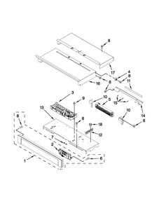 Part Location Diagram of W10665619 Whirlpool PANL-CNTRL