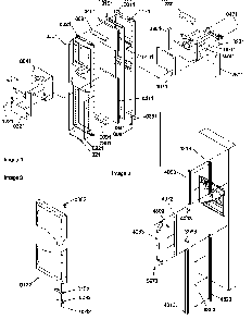 Freezer Door Diagram and Parts List for SRD327S3W-P1312502WW  Amana Refrigerator