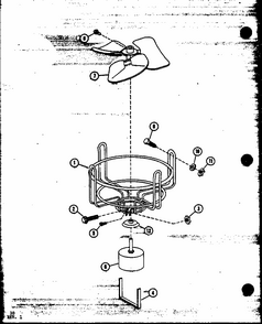 Part Location Diagram of D6893301 Whirlpool Motor mount