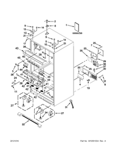 Part Location Diagram of W10465888 Whirlpool TECH SHEET