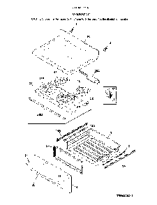 Top/Drawer Diagram and Parts List for 79094173316  Kenmore Range