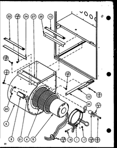 Section 1 Diagram and Parts List for GHI140A35 P6983108F Amana Heater