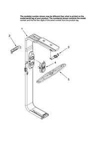Upper Wash And Rinse Parts, Optional Parts Diagram and Parts List for MDB4651AWB42  Maytag Dishwasher