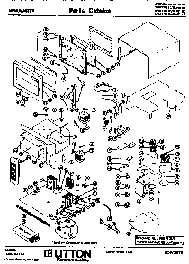 Replacement Parts Diagram and Parts List for 80 55300EU Amana Microwave