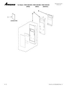 Part Location Diagram of W10364246 Whirlpool BRKT-CNTRL