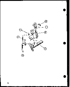 Section 10 Diagram and Parts List for CW9003W P1122805WW Amana Washer