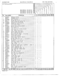 Fresh Food Compartment/misc Page 2 Diagram and Parts List for 10560B  Admiral Refrigerator