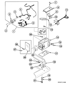 Card Reader Diagram and Parts List for SDE707QF1500  Speed Queen Dryer
