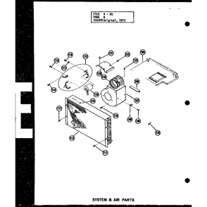 System & Air Parts 5 Diagram and Parts List for EG3,12-1 P54688-5C Amana Air Conditioner
