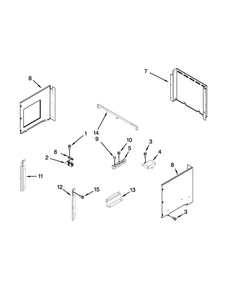 Top Venting Parts Diagram and Parts List for MMW7730DE01  Maytag Microwave