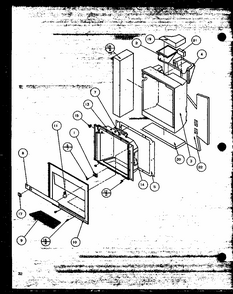 Ice And Water Cavity (sbd20mw/p1120201ww) Diagram and Parts List for SBI20M-P1120202W  Amana Refrigerator
