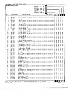 Base And Drive Parts Page 4 Diagram and Parts List for 6640A  Norge Washer