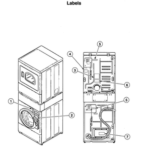 Part Location Diagram of 505281 Whirlpool Label, warning