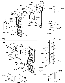 Refrigerator Door Diagram and Parts List for SRDE327S3E-P1184906WE  Amana Refrigerator