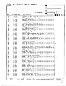 Transmission And Related Parts Page 2 Diagram and Parts List for 6532A REV G Norge Washer