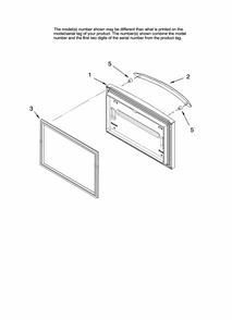 Freezer Door Parts, Optional Parts (not Included) Diagram and Parts List for G37025PEAW10  Maytag Refrigerator
