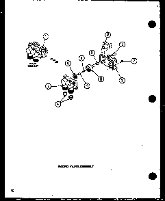 Section 10 Diagram and Parts List for LW2603 P1110504W W Amana Washer