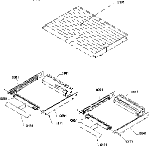 Crisper Assembly Diagram and Parts List for TLC16V-P1311801WW  Amana Refrigerator