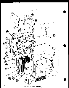 Freezer Functional Diagram and Parts List for SL22GL-P7745508WL  Amana Refrigerator