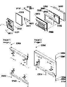Door Assemblies Diagram and Parts List for TA18TW-P1304501WW  Amana Refrigerator