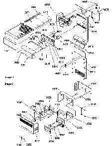 Ice Maker/control Assy Diagram and Parts List for SBDE520SW-P1185202WW  Amana Refrigerator