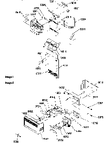 Ice Maker/control Assemblies Diagram and Parts List for SBIE20TPW-P1190708WW  Amana Refrigerator