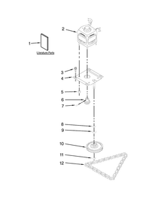 Motor And Drive Parts Diagram and Parts List for MTUC7500ADE0  Maytag Trash Compactor