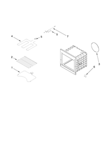 Internal Oven Parts Diagram and Parts List for JMW8330DAB15  Jenn-Air Microwave Oven Combo