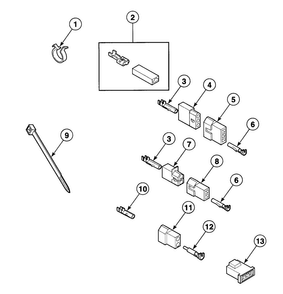 Terminals Diagram and Parts List for SSGT09QF  Speed Queen Dryer