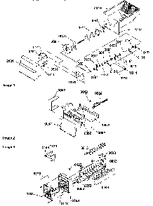 Ice Bucket Auger, Ice Maker And Ice Maker Parts Diagram and Parts List for SRD522TW-P1313301WW  Amana Refrigerator