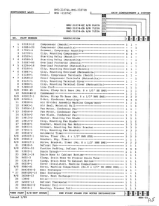Unit Compartment And System Page 2 Diagram and Parts List for 21874A  Admiral Refrigerator