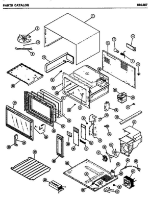 Part Location Diagram of M70D150 Whirlpool OUTER DOOR ASSEMBLY