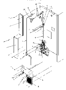 Section 10 Diagram and Parts List for TR21S4E-P1196104WE  Amana Refrigerator