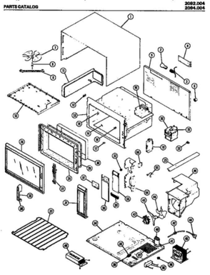 01 - Page 1 Diagram and Parts List for 2094004  Litton Microwave