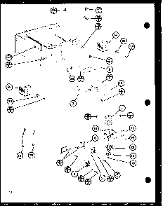 Blower Diagram and Parts List for RC-10SE P76881-1M Amana Microwave