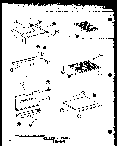 Section 4 Diagram and Parts List for ESRF-16W-AG-P60303-5WG  Amana Refrigerator