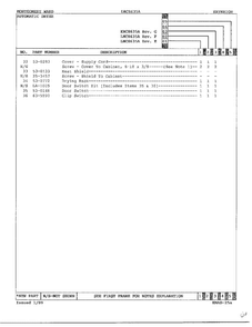 Exterior Page 5 Diagram and Parts List for 8635A  Norge Dryer