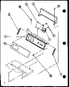 Section 1 Diagram and Parts List for LWD773 P1110501W W Amana Washer