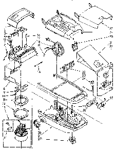 Vacuum Cleaner Diagram and Parts List for 1162040091  Kenmore Canister Vacuum