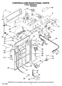 Part Location Diagram of W10113814 Whirlpool Harness, Wiring (For Detail Se